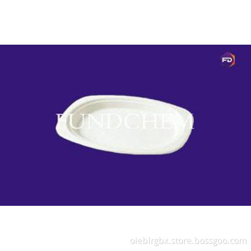 Small Oval Plate Disposable Healthy Biodegradable Tableware